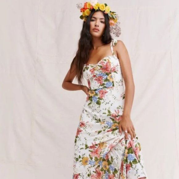 NWT Reformation Jasen Maxi Dress - Picture 1 of 7